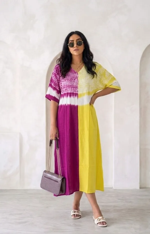 Sunset_Split_Shibori_Modal_Kaftan