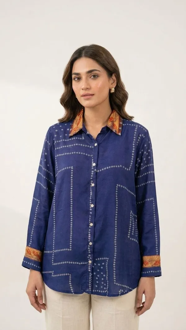 Regal_Plum_Peacock_Crepe_Shirt