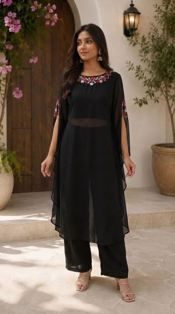 Black_Embroidered_Kaftan_Set