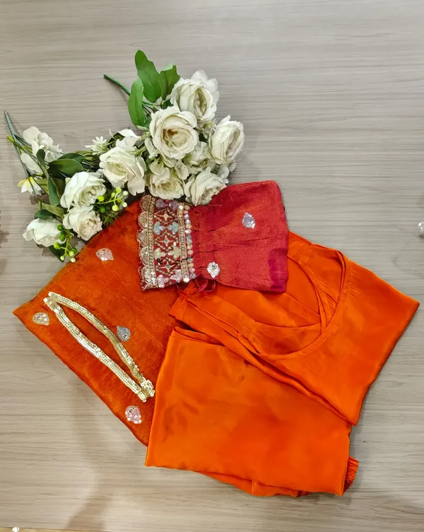 Tangerose_Shaded_Kaftan_Set