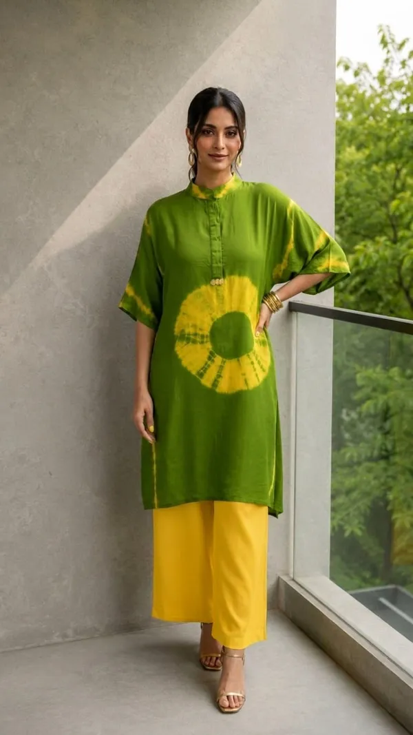 Bandhani_Sunburst_Crepe_Set