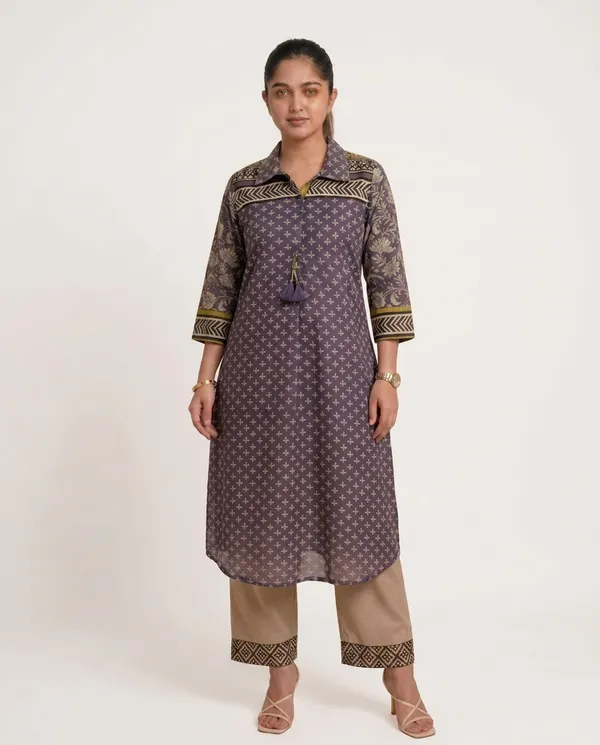 Lavender_Loom_Chanderi_Kurta_Set