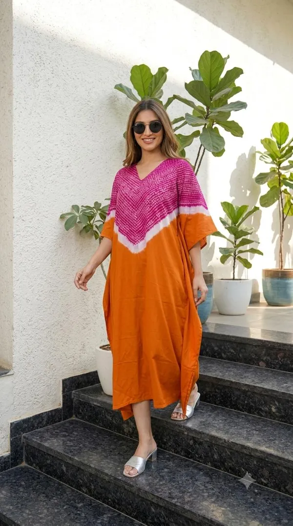 Sunset_Fuchsia_Modal_Shibori_Kaftan_