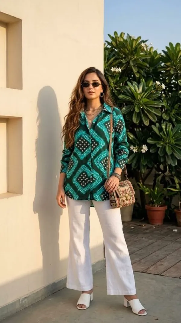 Emerald_Breeze_Bandhani_Shirt