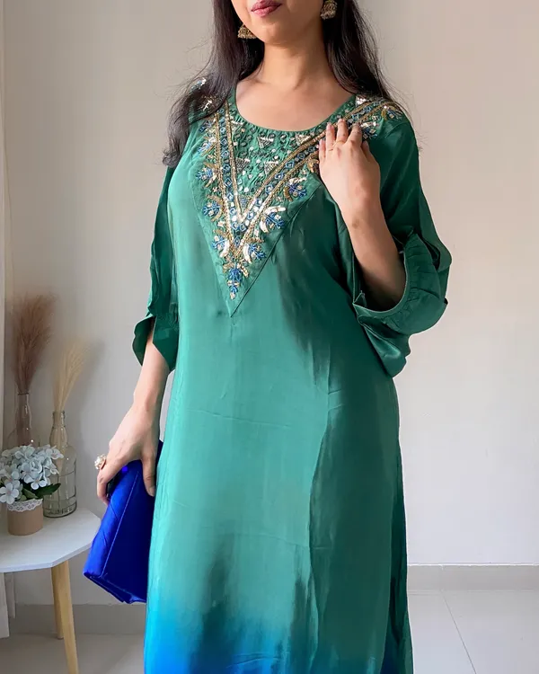 Emerald_Tide_Ombre_Kurta_Set