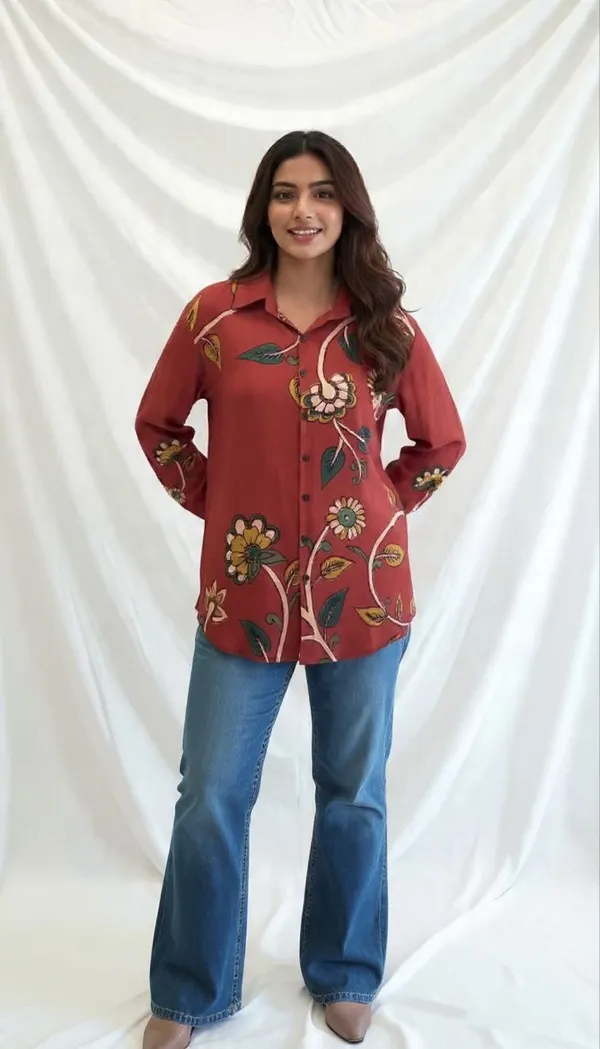 Kalamkari_Floral_Print_Shirt