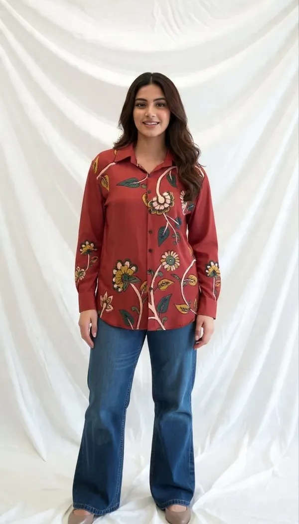 Kalamkari_Floral_Print_Shirt