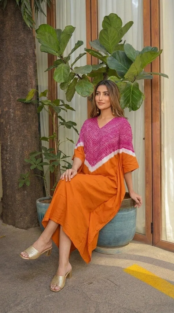 Sunset_Fuchsia_Modal_Shibori_Kaftan_