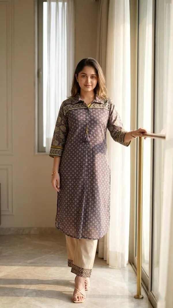 Lavender_Loom_Chanderi_Kurta_Set