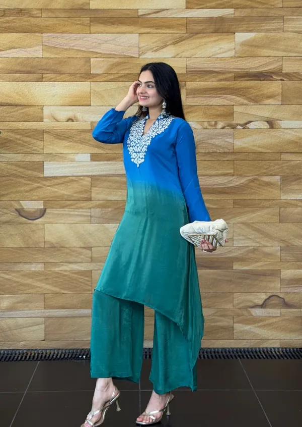 Ombre_Calm_kurta_set