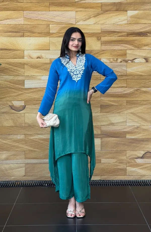 Ombre_Calm_kurta_set