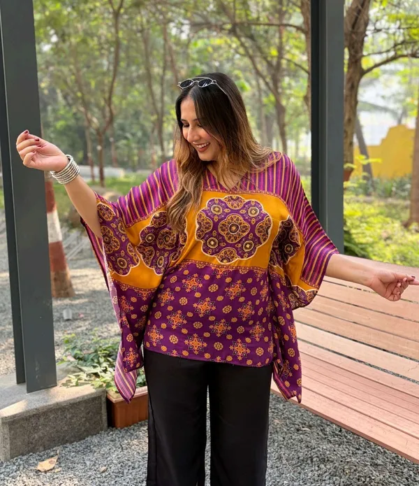 Royal_Purple_Ajrakh-Inspired_Kaftan_Top
