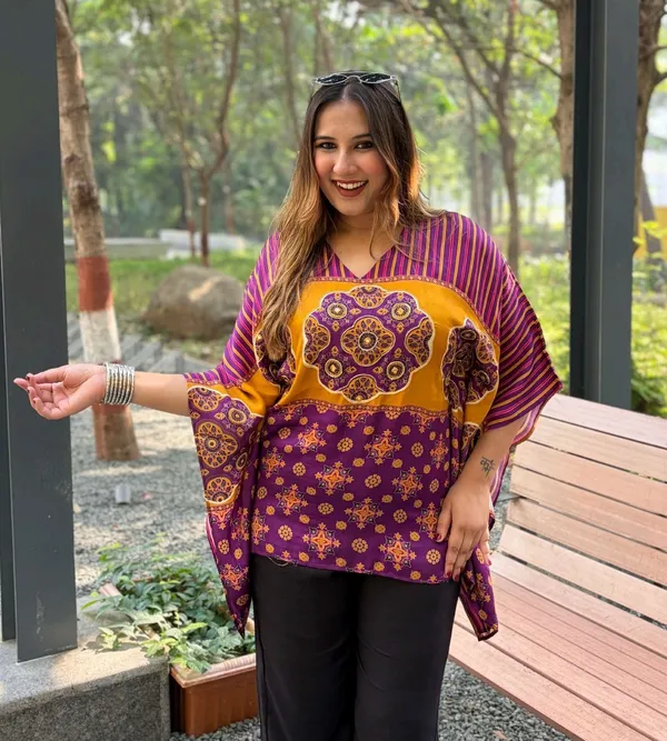 Royal_Purple_Ajrakh-Inspired_Kaftan_Top