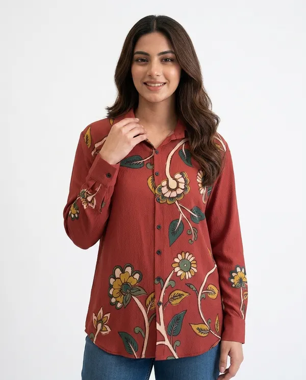 Kalamkari_Floral_Print_Shirt