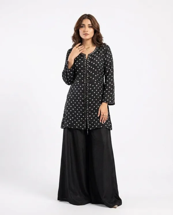 Classic_Noir_Black_Mirror-Work_Kurta_Set