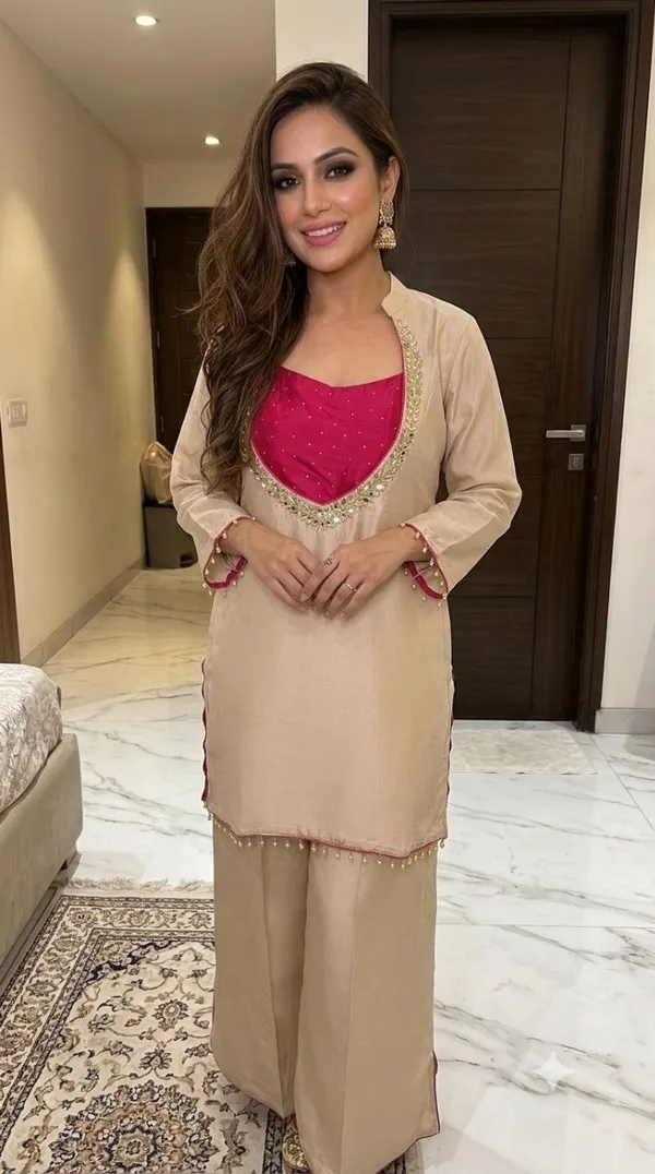 The_Gulabi_Ivory_Silk_Plazzzo_Set