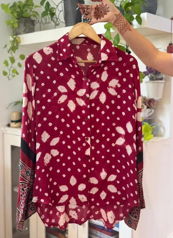 Maroon_Heritage_Ikat_Shirt