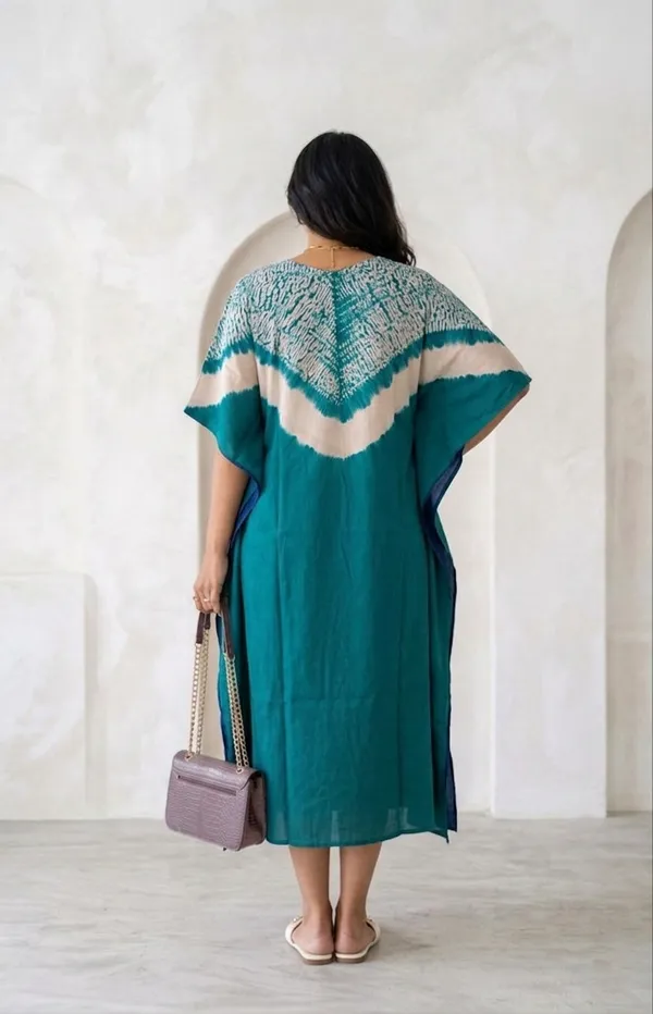 Oceanic_V-Neck_Modal_Shibori_Kaftan