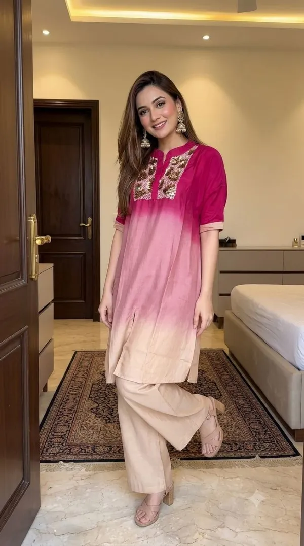 Dusty_Rose_Kaftan_set