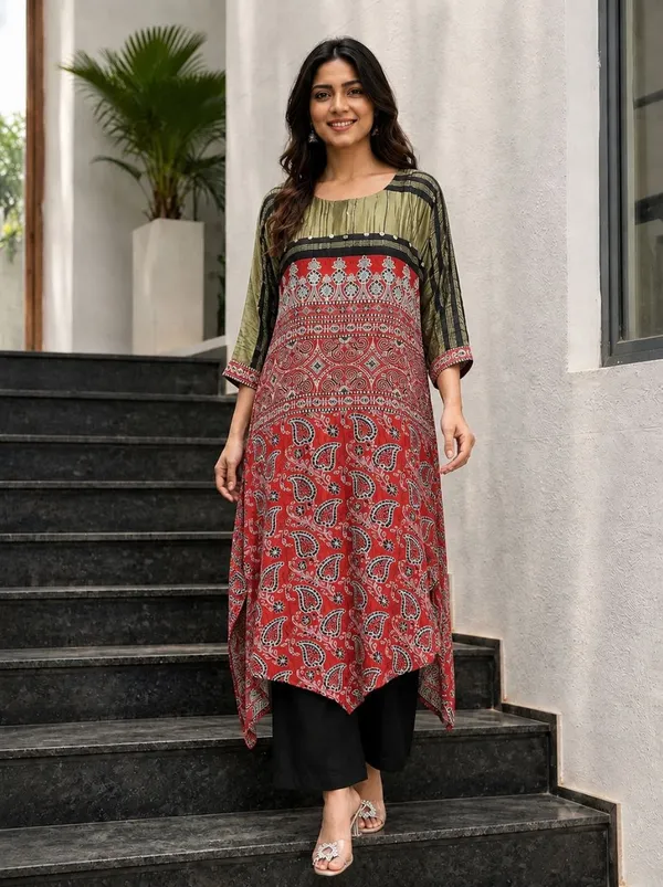The_Regal_Rubine_Kaftan_Set