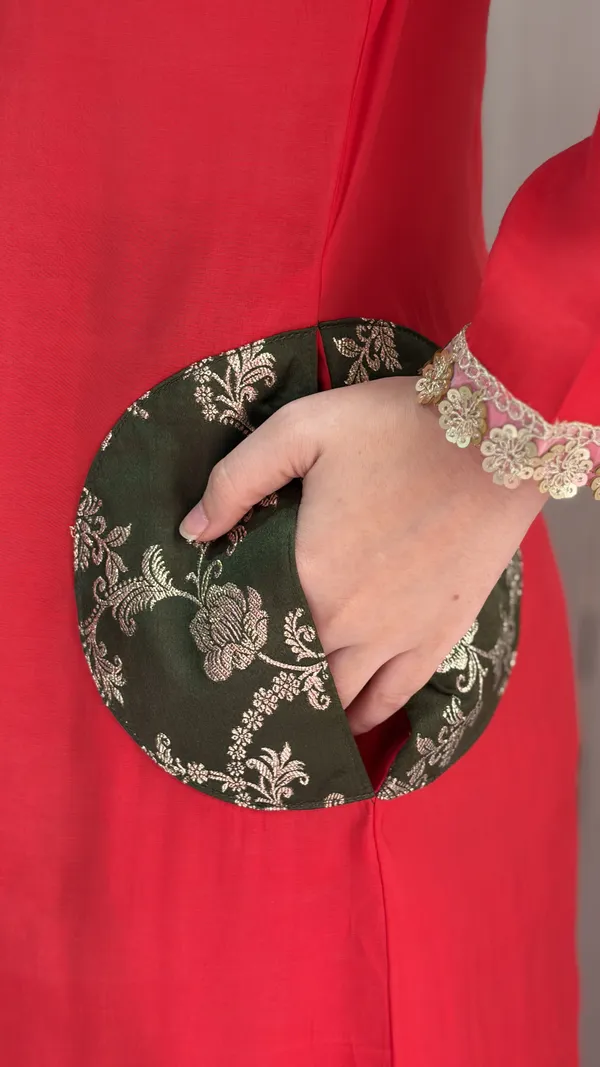 Ruby_Royale_Chanderi_Kurta_Set