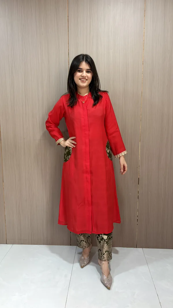 Ruby_Royale_Chanderi_Kurta_Set