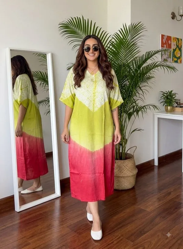 Lime_Sunset_Ombre_Shibori_Kaftan