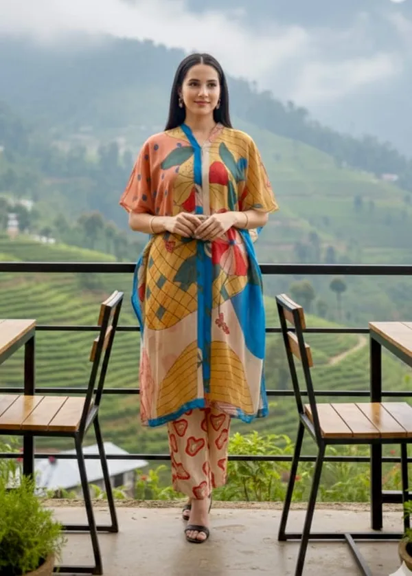 Abstract_Floral_Printed_Kaftan_Set