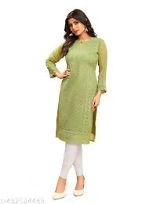 Green_Chikanwork_With_Sequence_Work_Kur_For_Women
