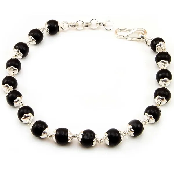 Black_Karungali_Malai_Silver_Cap_Plated_Bracelet_For_Men_&_Women