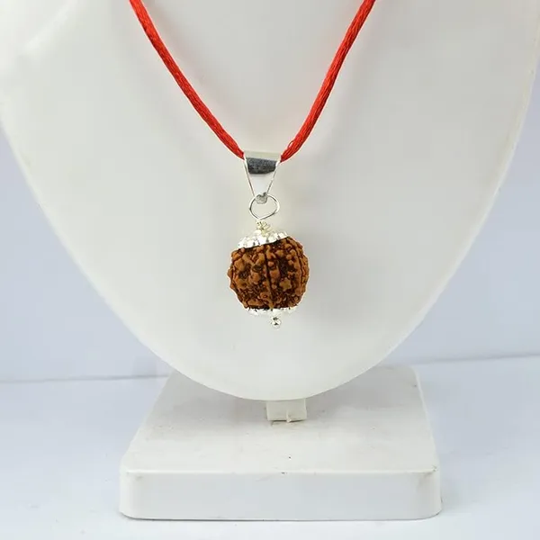 Brown_6_Mukhi_Nepali_Rudraksh_Pendant_For_Men_&_Women