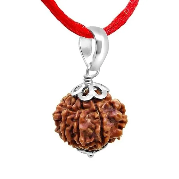 Brown_9_Mukhi_Nepali_Rudraksh_Pendant_For_Men_&_Women
