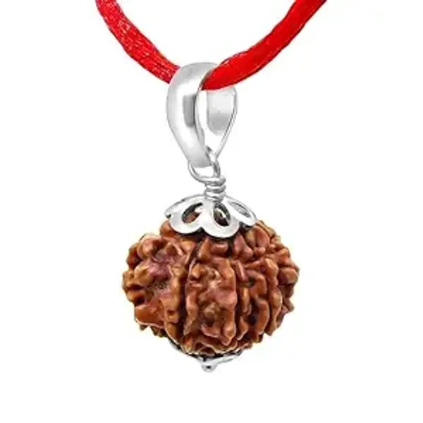 Brown_9_Mukhi_Nepali_Rudraksh_Pendant_For_Men_&_Women