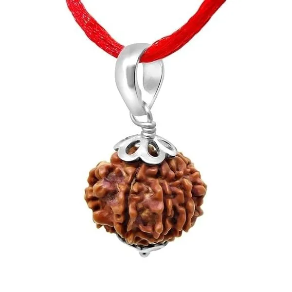 Brown_9_Mukhi_Nepali_Rudraksh_Pendant_For_Men_&_Women