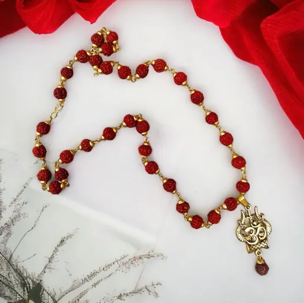 Gold_Plated_7_Mukhi_Trishul_Rudraksha_Mala_With_Pendant_For_Men_&_Women