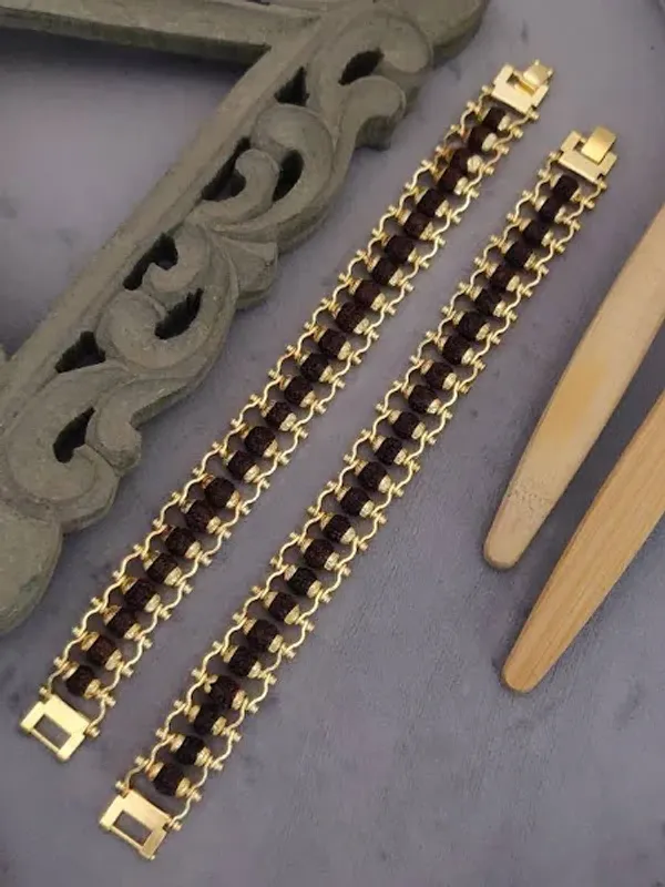 Brown_Gold_Plated_7_Mukhi_Rudraksh_Bracelet_For_Men_&_Women