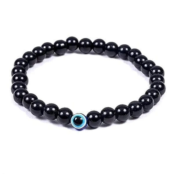 Black_Lightweight_Gemstone_Bracelet_For_Men_&_Women