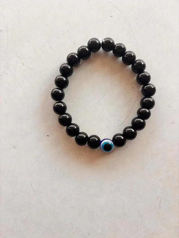 Black_Lightweight_Gemstone_Bracelet_For_Men_&_Women
