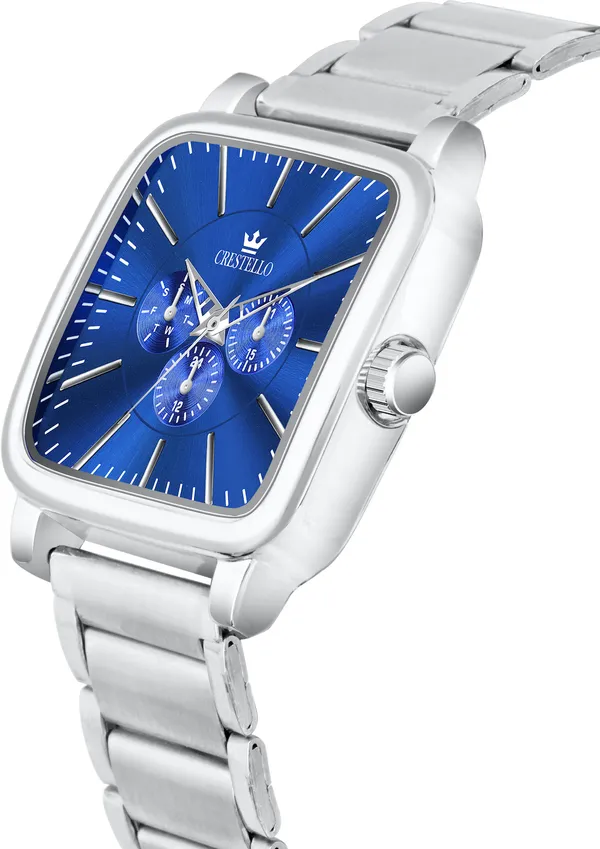 Stainless_Steel_Chain_Analog_Wrist_Watch_for_Men_(Black_Dial)_|_CR-GS041-BLU-CH