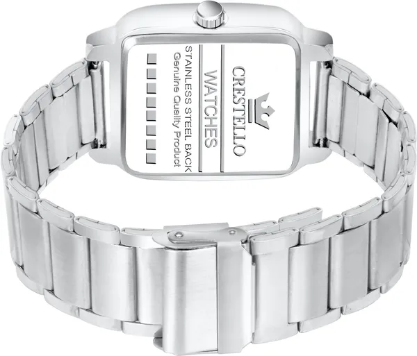 Stainless_Steel_Chain_Analog_Wrist_Watch_for_Men_(Black_Dial)_|_CR-GS041-BLU-CH