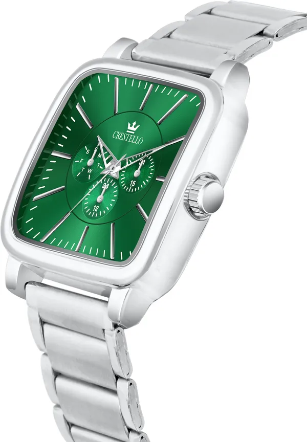 Stainless_Steel_Chain_Analog_Wrist_Watch_for_Men_(Green_Dial)_|_CR-GS041-GRN-CH
