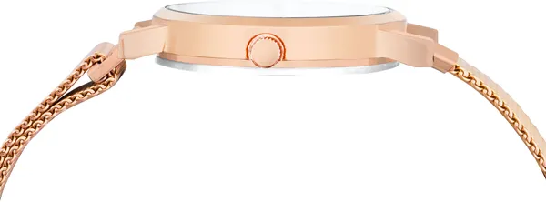 Rose_Gold_Plated_Mesh_Chain_Analog_Wrist_Watch_for_Women_(Green_Dial)_|_CR-RG152-GRN