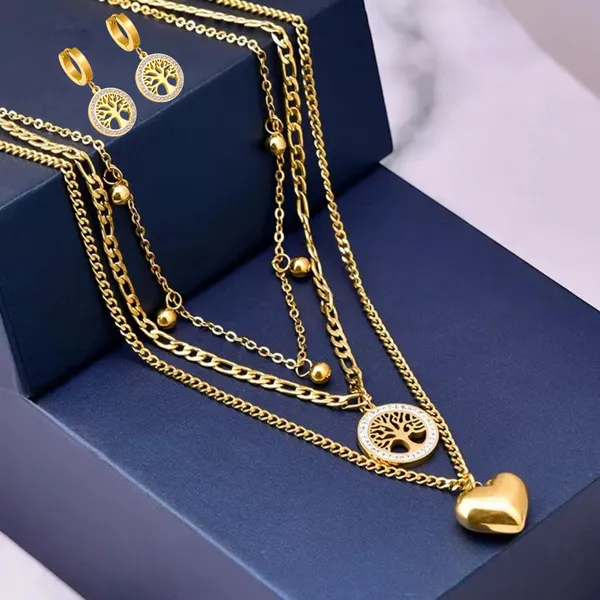 Heart_Pendant_Necklace_with_Earrings_
