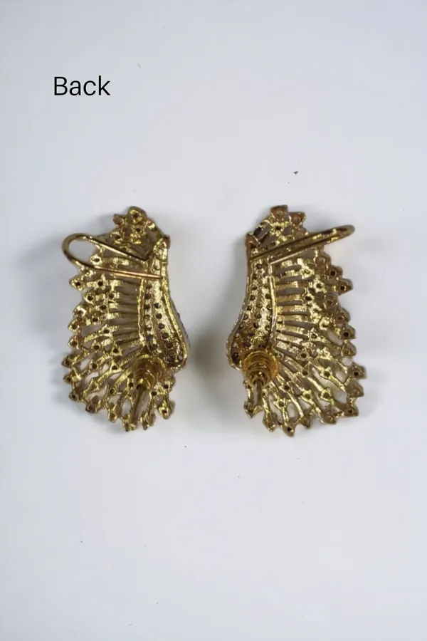 American_Diamond_Jewellery_High_Gold_Polish_Full_Stone_American_Diamond_Tops_Studs_Earrings