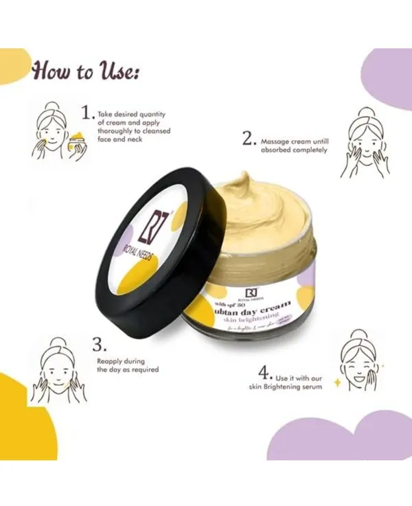 ROYAL_NEEDS_;_YOUR_HIGHNESS_Ubtan_Day_Cream_With_Spf30_100gm_With_Saffron_&_Turmeric_Skin_Whitening,_Brightening_Cream