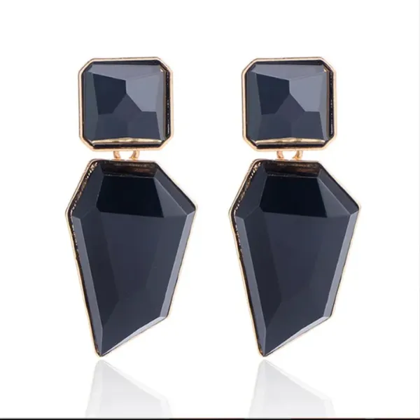 Geometric_Big_Dangle_Black_earrings_Irregular_square_shape_stylish_Earrings