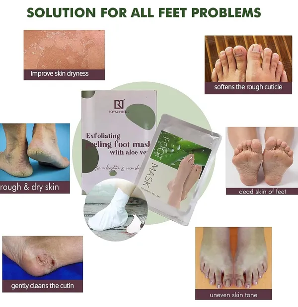 ROYAL_NEEDS_Foot_Peel_Mask_for_Dead_Skin_Removal_With_Aloe_Vera_-_1_Pair_|_Exfoliating_Foot_Mask_|_Foot_Hydrating_Sock_Pedicure_Essential_|_Make_Your_Feet_Baby_Soft,_Repair_Rough_Heels