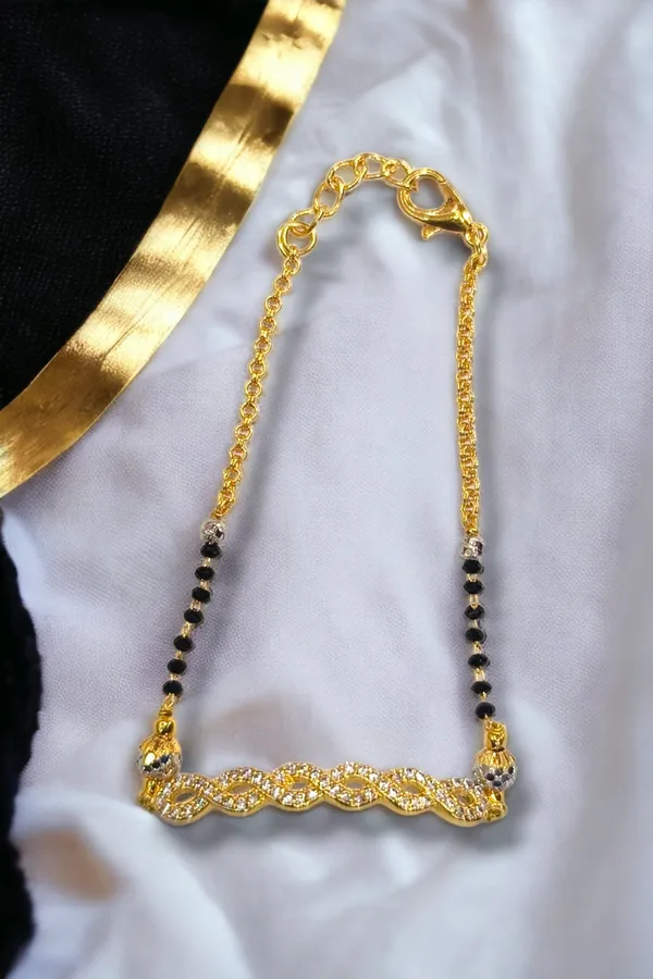 Stone_studded_double_layered_long_pendant_Mangalsutra_Bracelets_for_women's