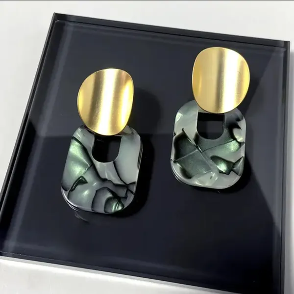 Geometric_statement_Drop_Earrings_with_oval_square_shape_Dangle_Earrings