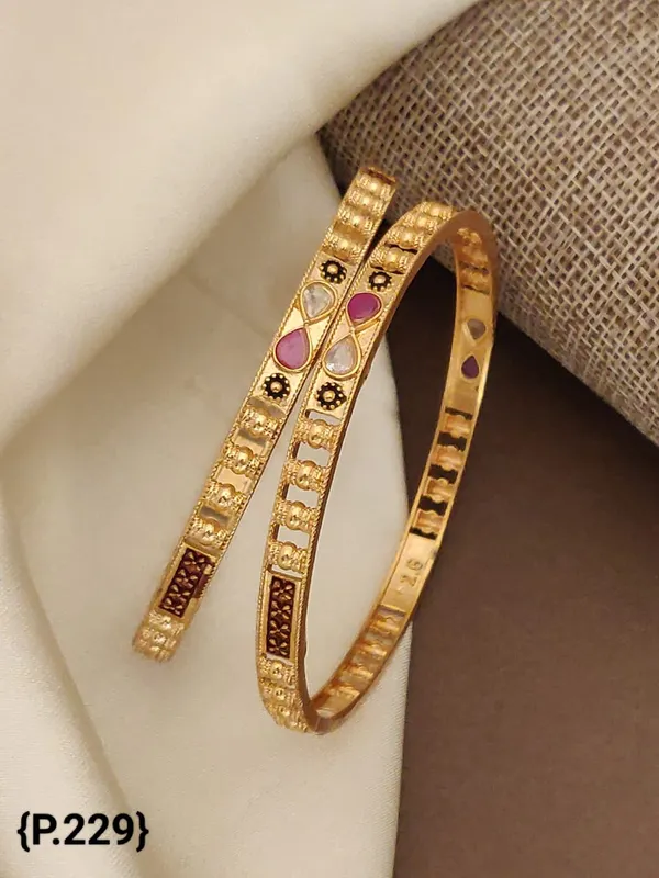 Elegant_Gold-Plated_Bangles_with_Ruby_&_Kundan_Stonework_–_Traditional_Indian_Jewelry_for_Women
